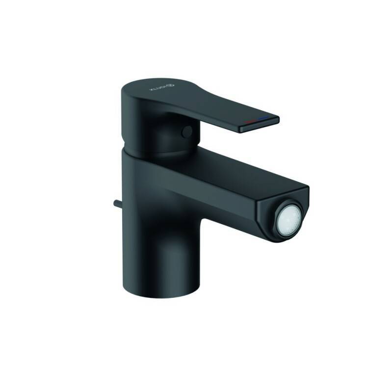 Смеситель для биде Kludi Zenta SL однорычажный черный матовый 485303965