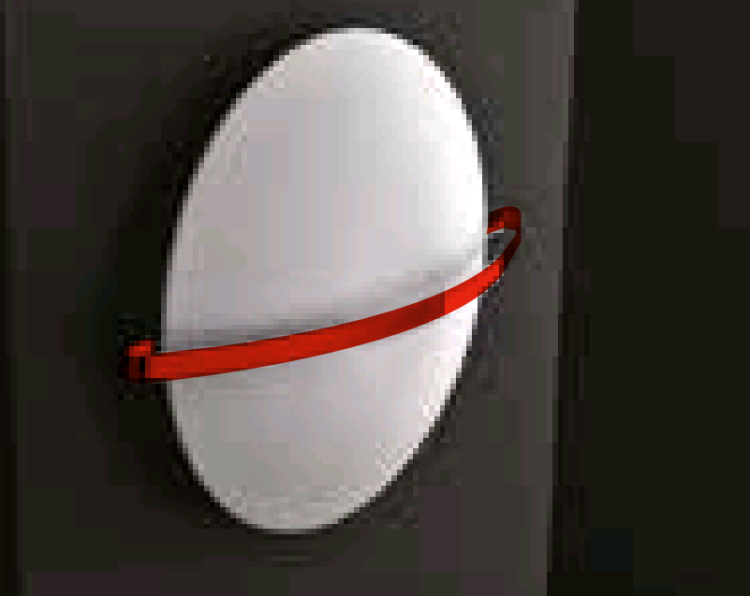 Полотенцедержатель для полотенцесушителя Antrax IT Saturn & Moon хром MSR