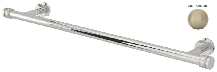 Полка Сунержа прямая 470 мм нержавеющая сталь RAL 7048 7048-2012-0470