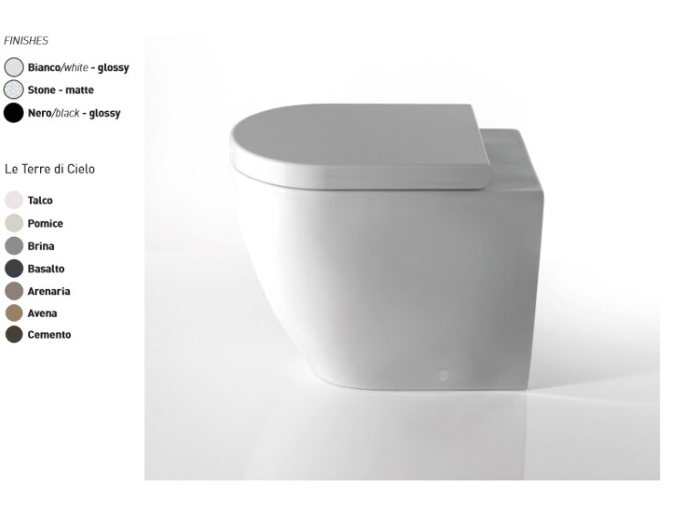 Сиденье для унитаза CIELO Smile цвет Basalto CPVSMFBA