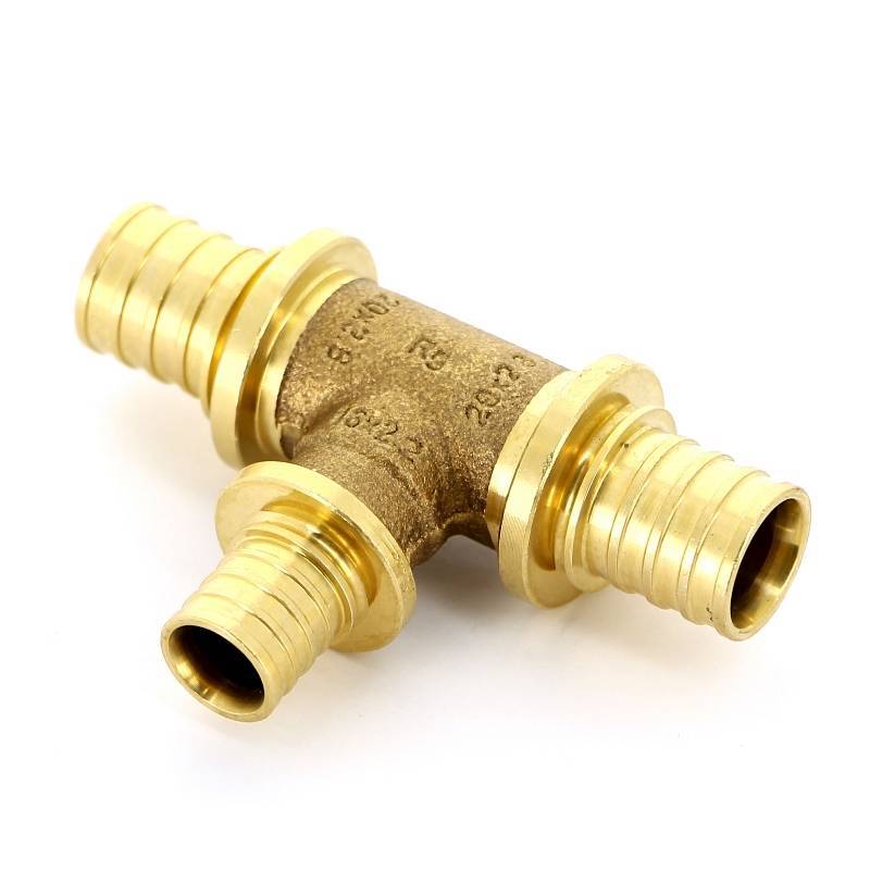 Тройник надвижной REHAU RAUTITAN RX 20х16х20 мм бронза 1377730