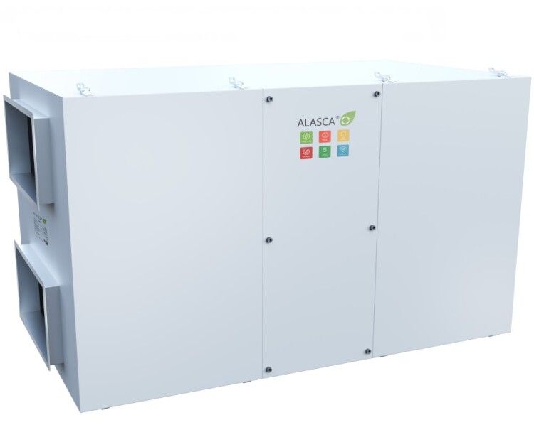 RR5000V EC W Pro, Вентиляционная установка Alasca RR с роторным рекуператором   смес. узел, заслонки, датчики