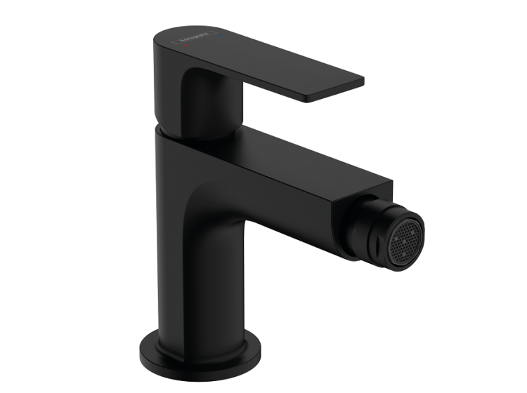 Смеситель для биде Hansgrohe Rebris E однорычажный черный матовый 72211670