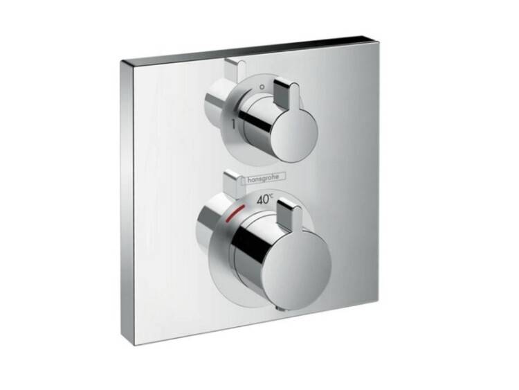 Термостат для душа Hansgrohe Ecostat Square на 1 потребитель встраиваемый хром 15712000