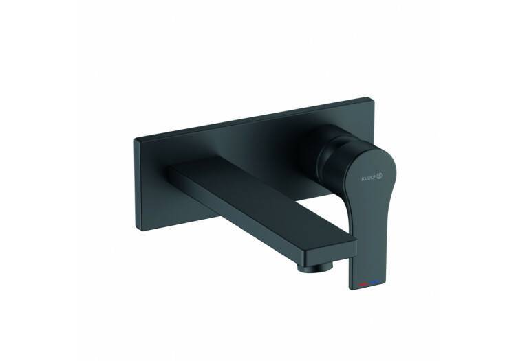 Смеситель для раковины Kludi ZENTA SL с донным клапаном черный матовый 482473965