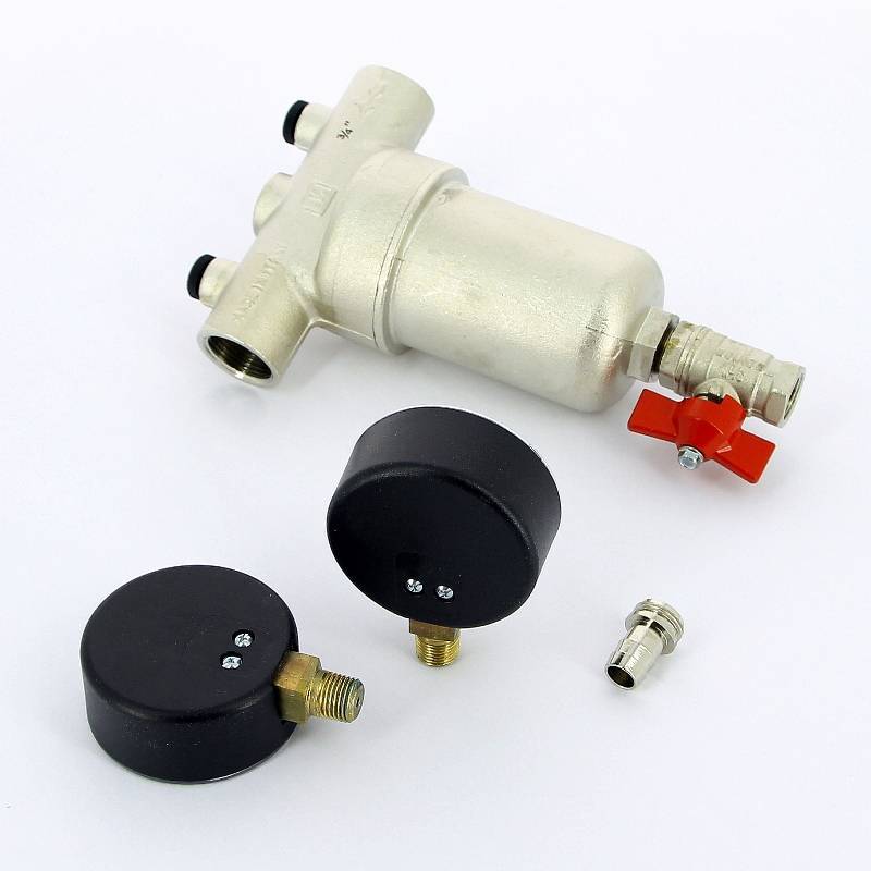 Фильтр промывной Itap 189 с двумя манометрами 3/4 189 3/4