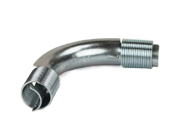 Фиксатор поворота 90° REHAU для труб 20 мм оцинкованная сталь с кольцами 11388913002