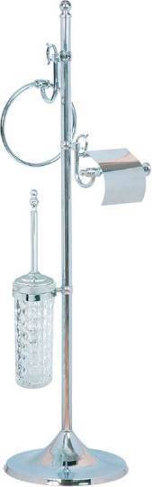 Стойка напольная Boheme Brillante 25х25х98 см хром 10450