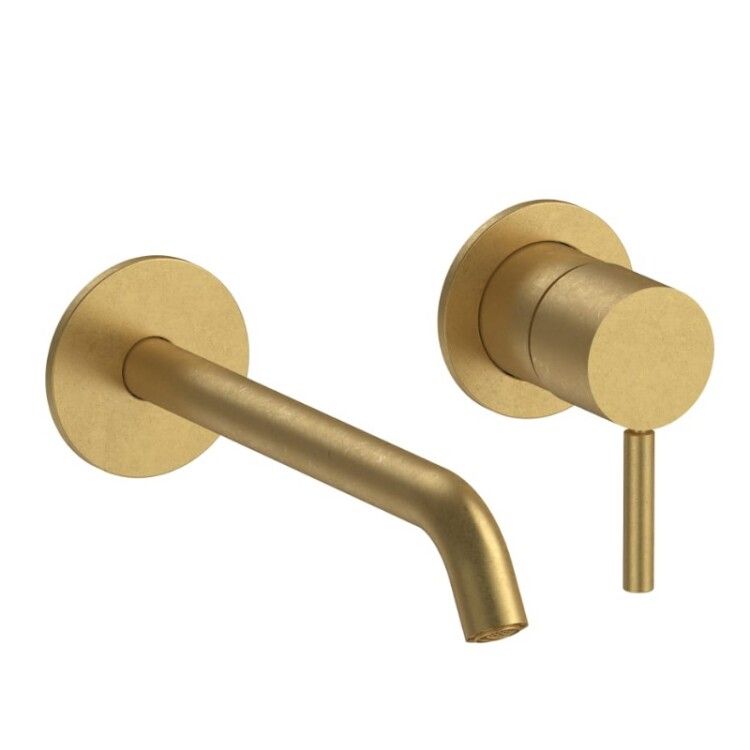 Смеситель для раковины Fantini Nostromo Small настенный встраиваемый Pure Brass PVD 50Q7G913B