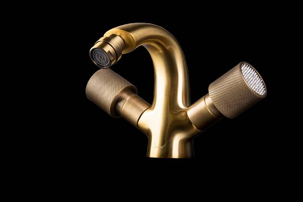 Смеситель для биде Boheme Royal Cristal бронза 316-Royal/CRST