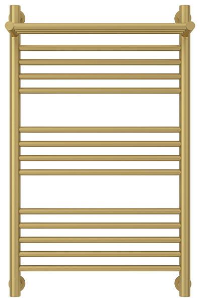 Полотенцесушитель водяной Сунержа Богема+ с 1 полкой 500x800 мм матовое золото 032-0223-8050