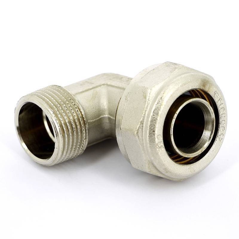 Угол обжимной никелированный Tiemme 32х1 наружная резьба 1600067