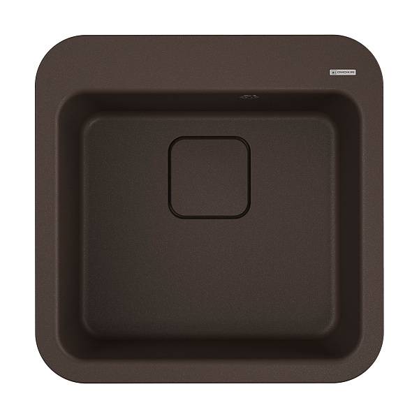 Кухонная мойка Omoikiri Tasogare 51-DC 51x51 см темный шоколад 4993741