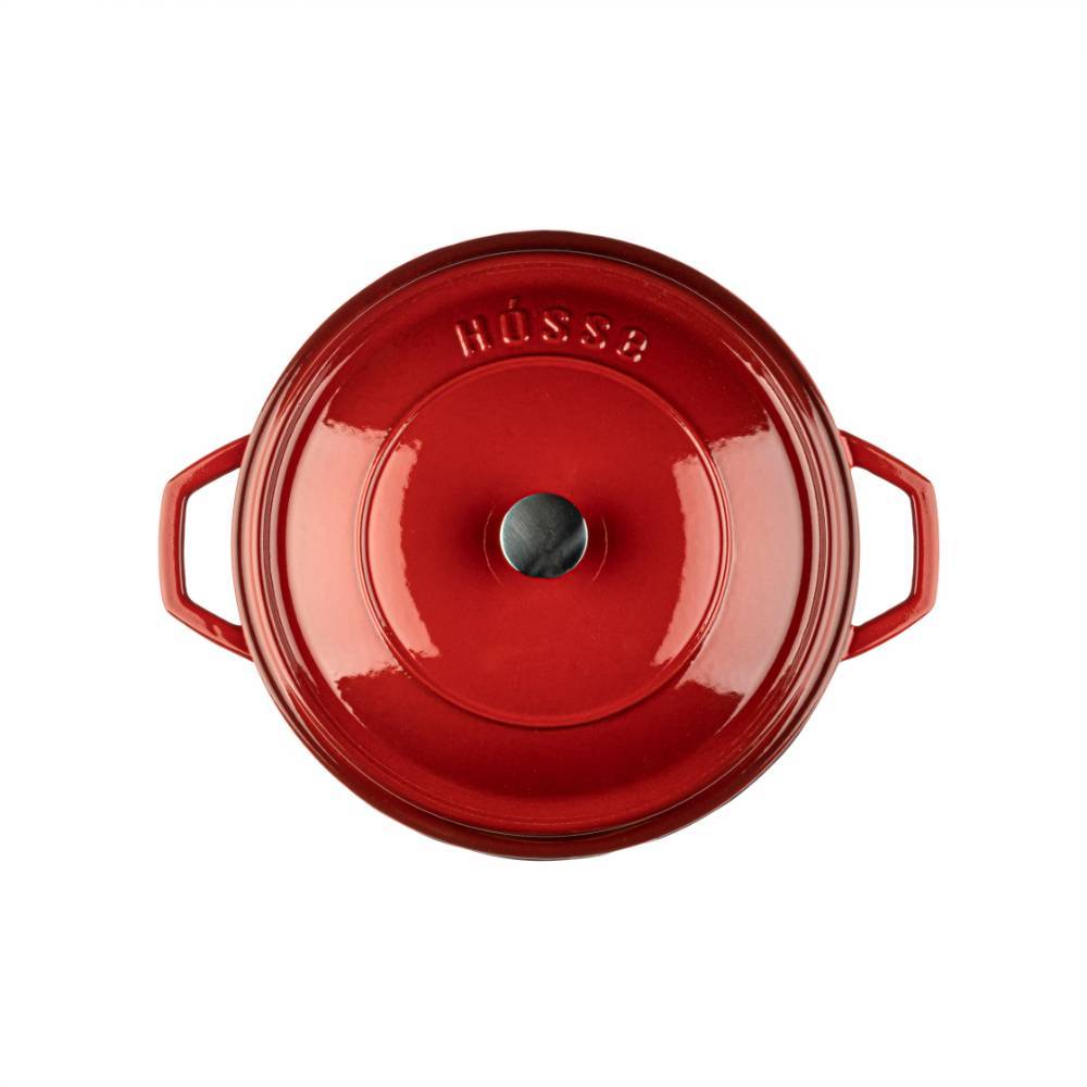 Кастрюля низкая Hascevher Esila 28 см Red A895528