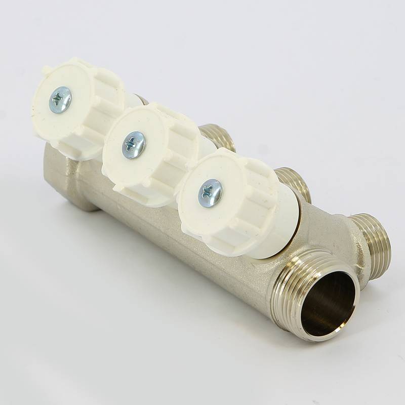 Коллектор с вентилями Itap 3/4 3 выхода 1/2 38 мм 465 3/4-3