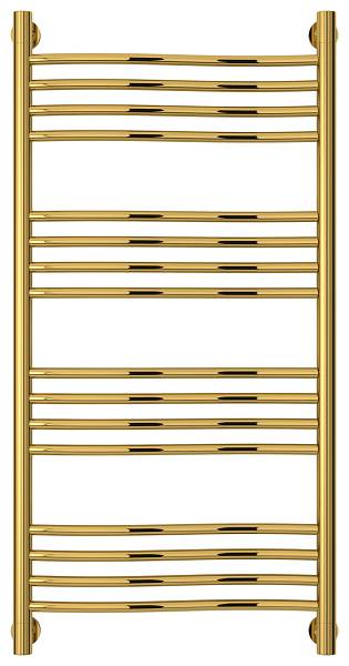 Полотенцесушитель водяной Сунержа Флюид 1000x500 мм золото 03-0222-1050