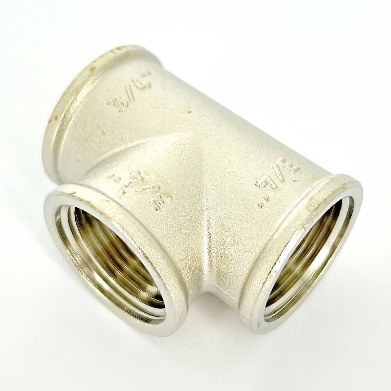 Тройник латунный никелированный LD Pride 3/4 ВР-ВР-ВР LD.67.514.20