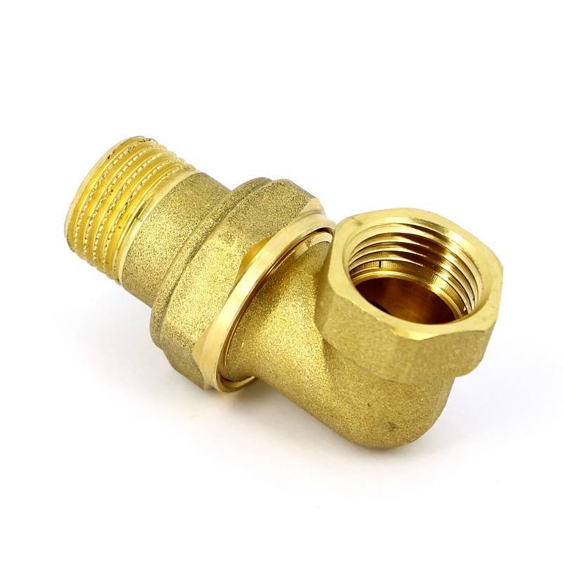 Разъемное соединение НВ Uni-Fitt 3/4 угловое с плоской прокладкой 652G3000