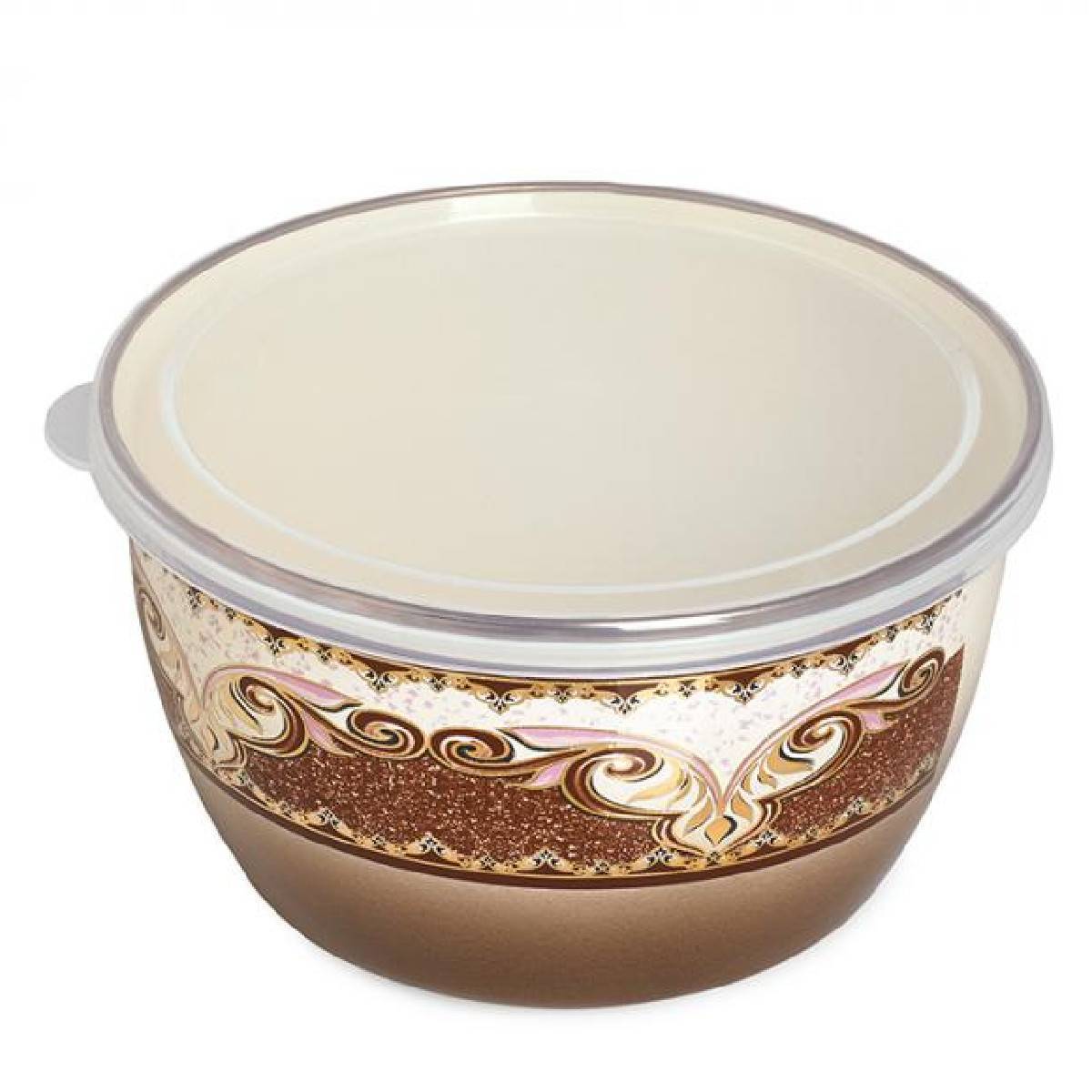 Миска эмалированная Metrot Терракот низкая 2.4 л 7322