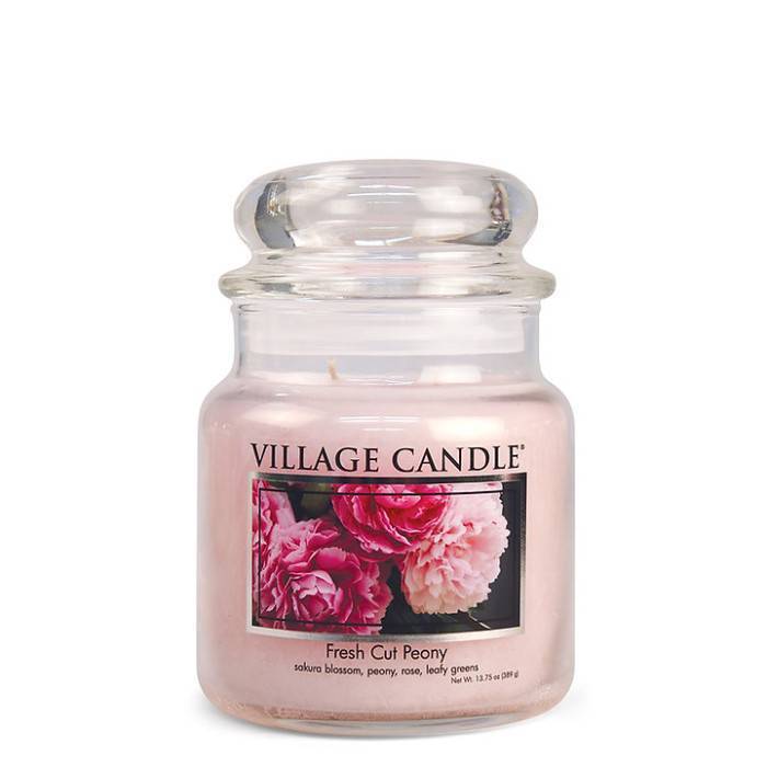 Ароматическая свеча Village Candle Peony Пион 389 г 10099