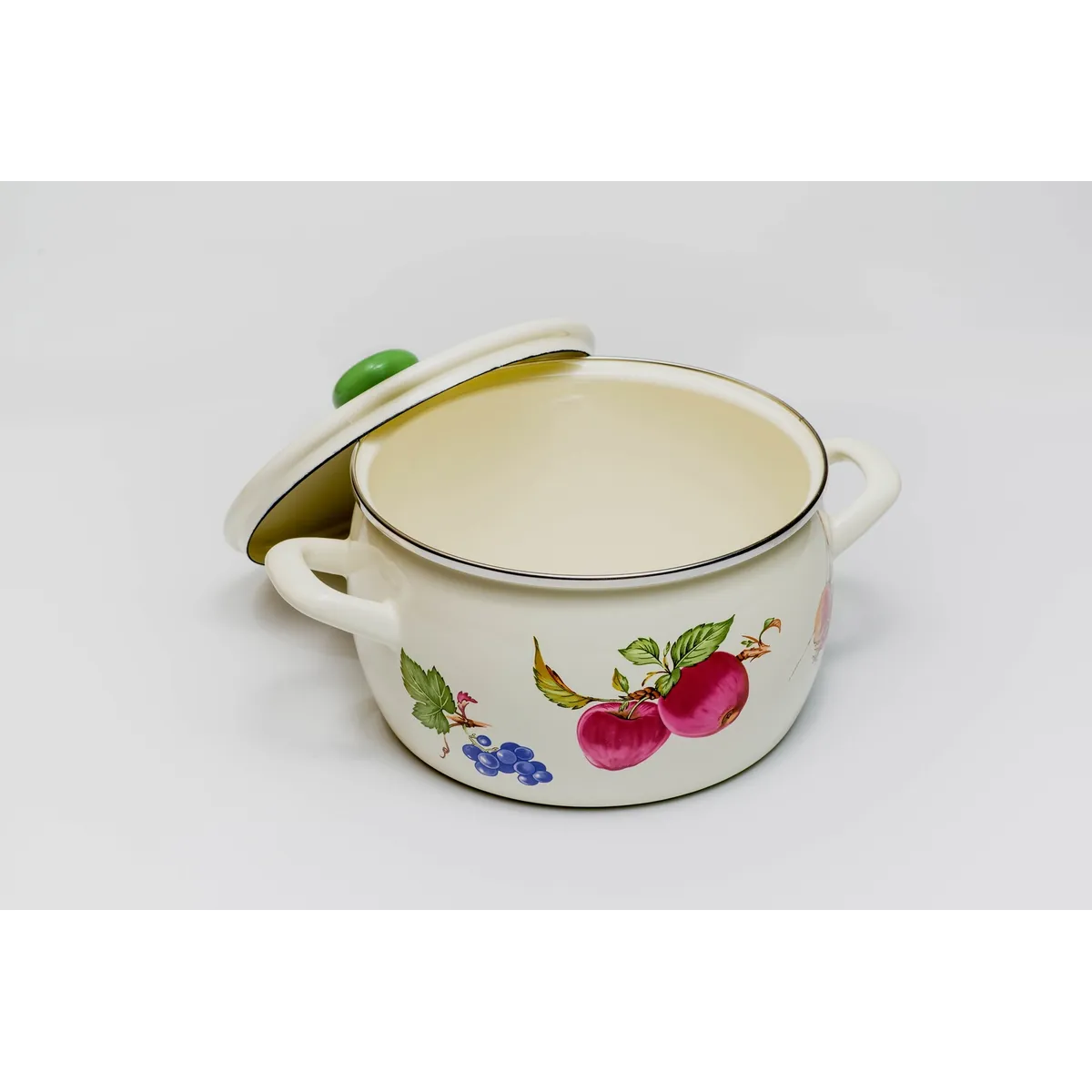 Кастрюля эмалированная Metrot Фрукты 7.5 л 7361