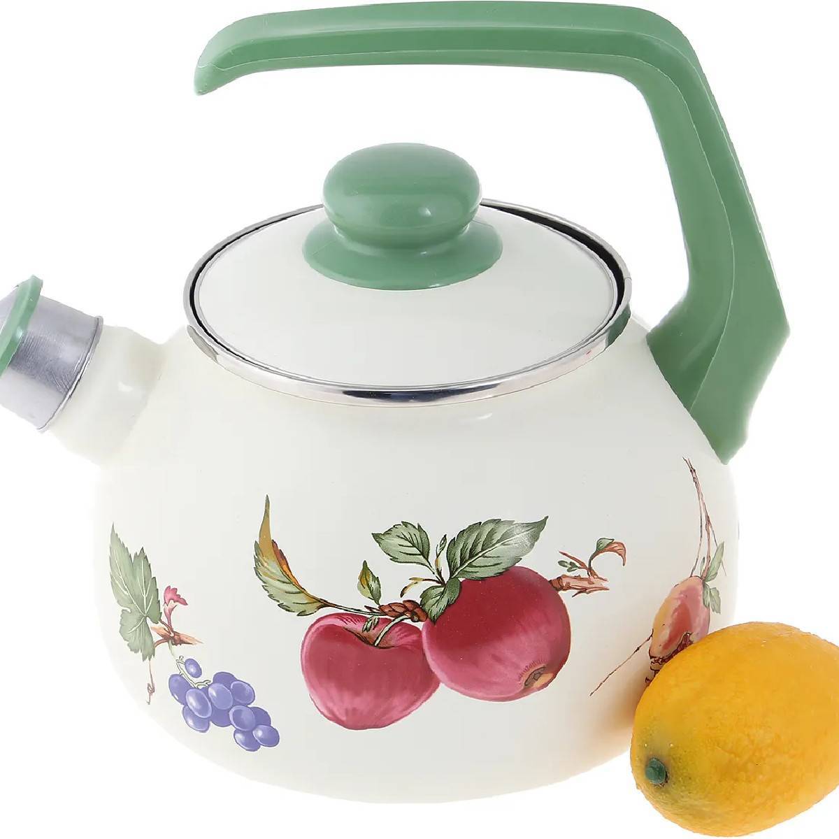 Чайник эмалированный Metrot Фрукты 2.5 л 7363