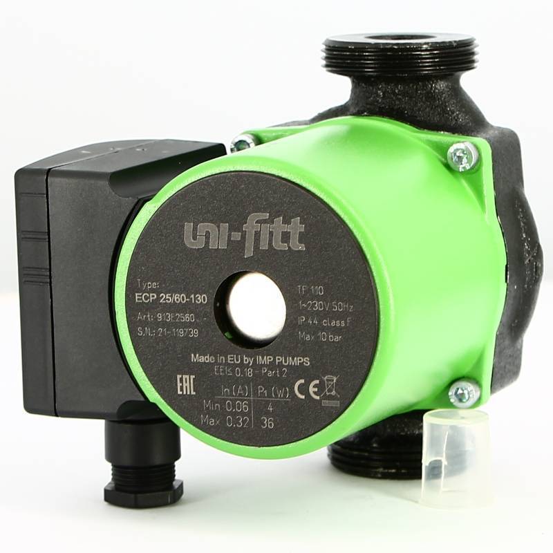 Насос циркуляционный Uni-Fitt ECP 25/60 130 мм 913E2560