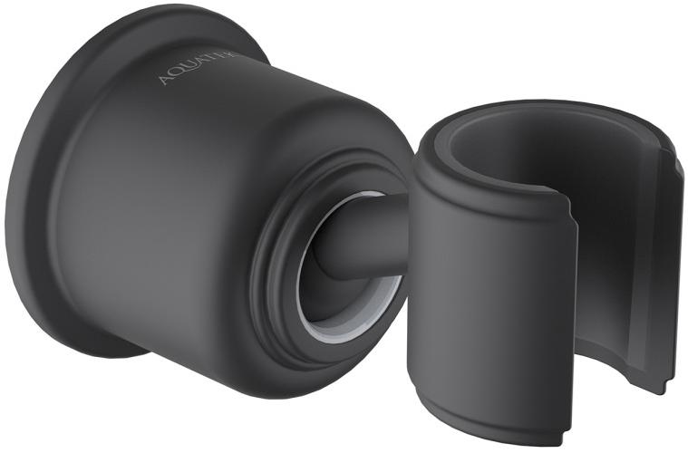 Держатель ручного душа Aquanet Классик матовый черный AQ2407MB