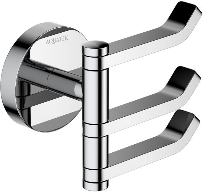 Крючок тройной Aquanet БЕТТА хром AQ4632CR