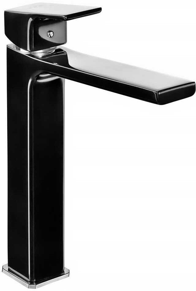 Смеситель для раковины TRES TIERA 237 без донного клапана черный хром 103588002EX