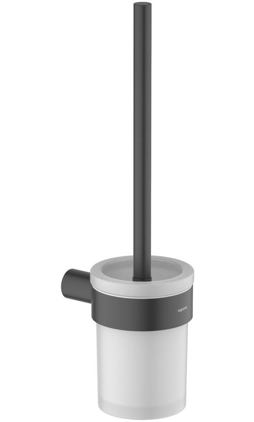 Ершик для унитаза Aquatek Лира матовый черный AQ4410MB