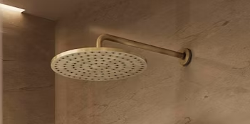 Держатель верхнего душа THG Marcel настенный 358 мм Matt coated bronze U3R-D05-84BC