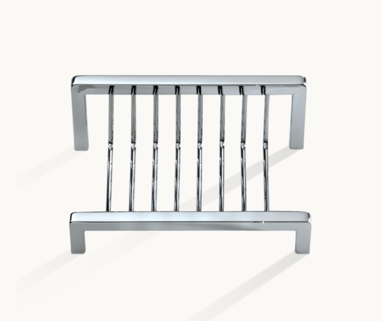 Мыльница Decor Walther 105x70x40 мм хром 0837400