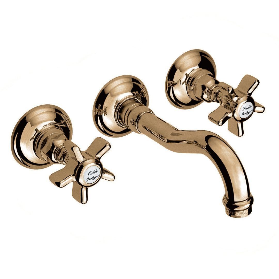 Смеситель для раковины Nicolazzi Dames Anglaises вентильный Bronzed Plated 1477BZ18