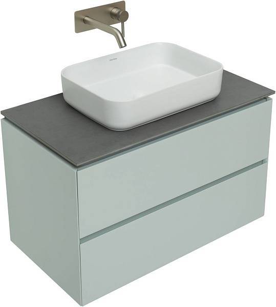 Тумба под раковину Allen Brau Infinity 85 см серый 1.21001.PWM