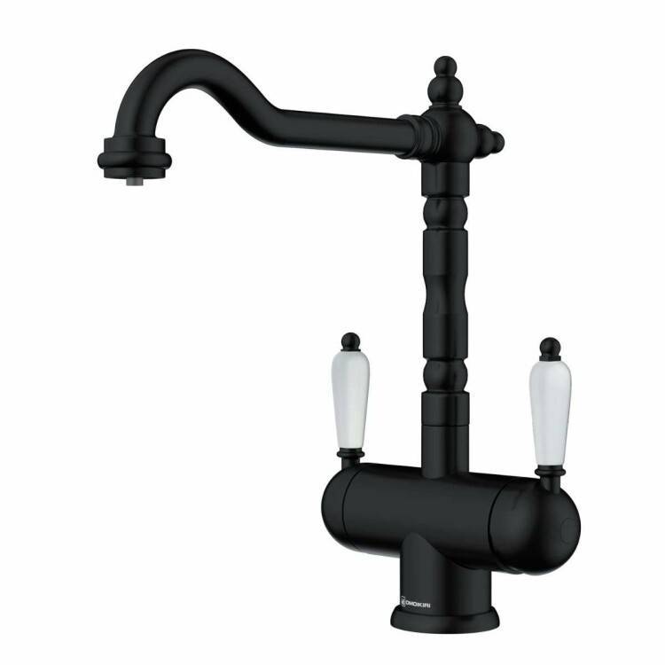 Смеситель для кухни OMOIKIRI Amagasaki однорычажный с каналом для питьевой воды графит 4994362