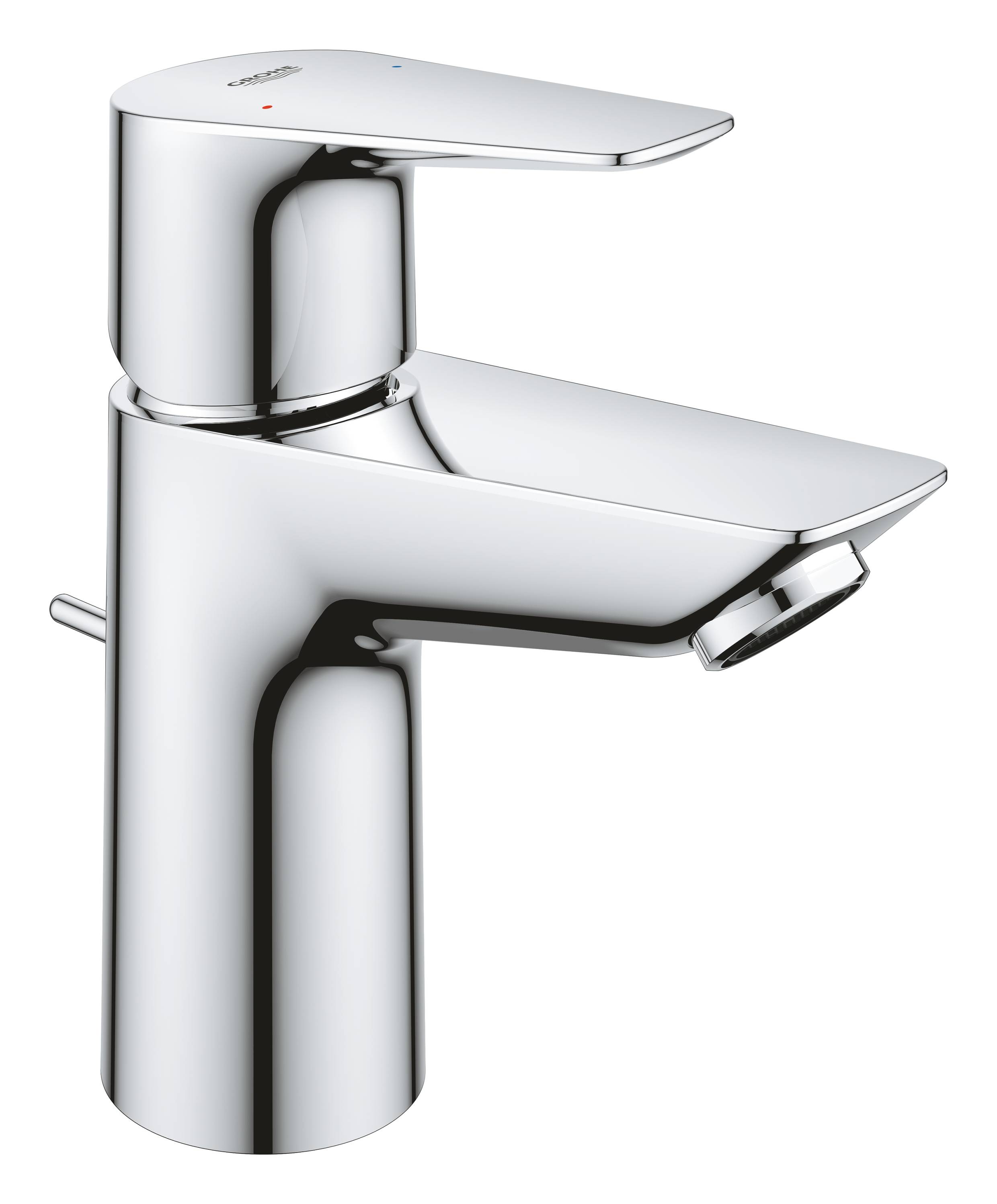 Смеситель для раковины GROHE BauEdge S-Size с донным клапаном хром 23328001