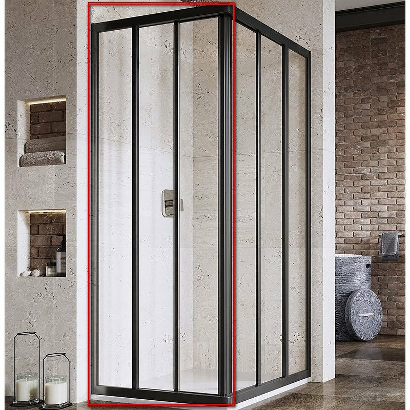 Душевая дверь RAVAK Supernova ASRV3-90 198 черный Transparent 15V703R2Z1