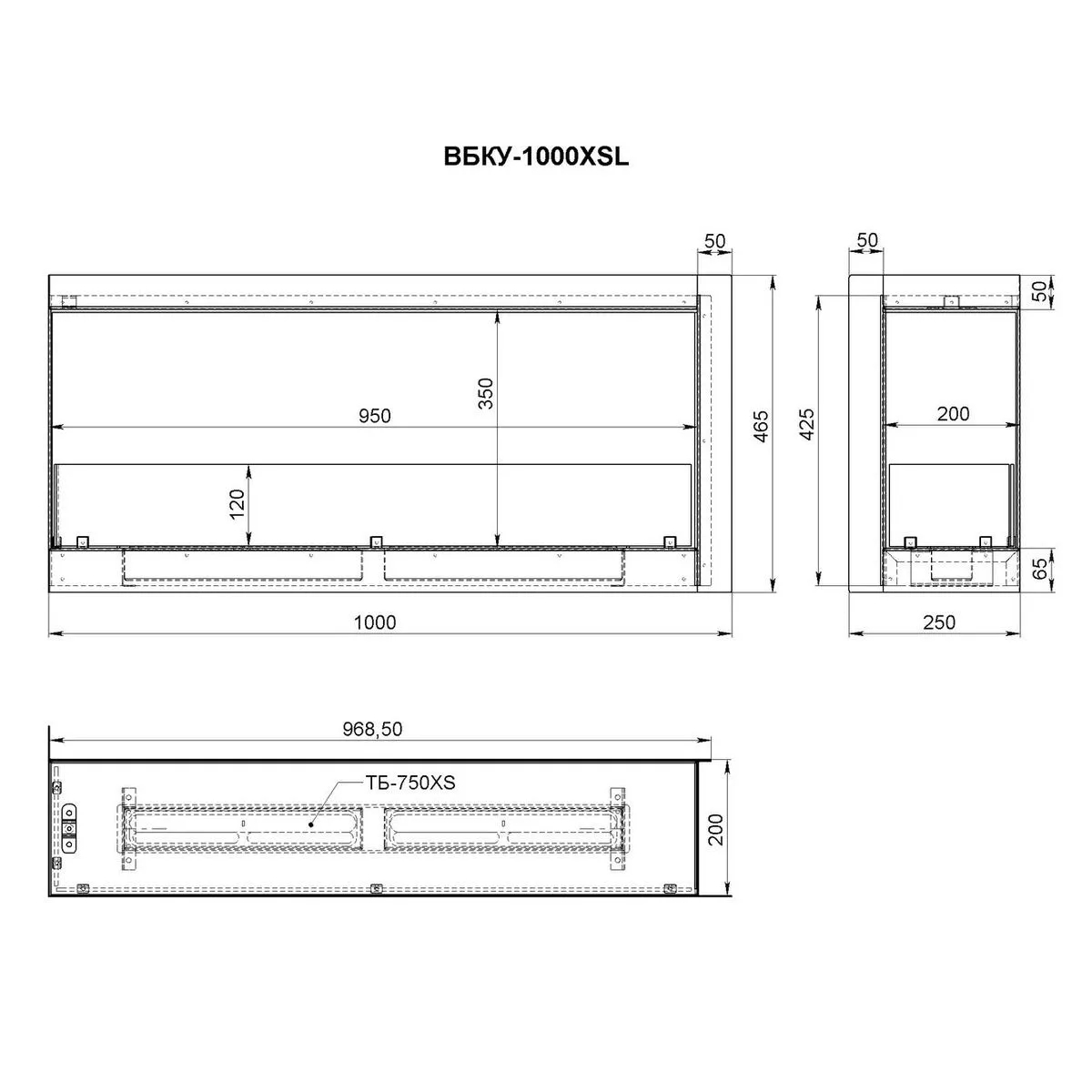 Биокамин угловой Firelight BFP-P1000LC левый 17984