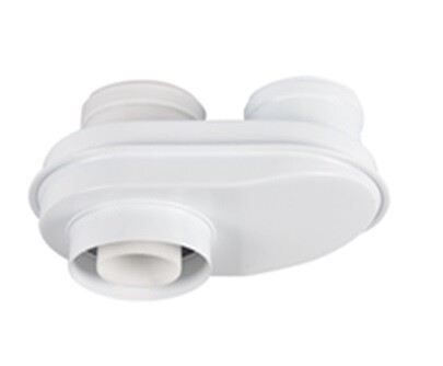 Адаптер для подключения раздельных труб BAXI 60/100 на 80/80 мм KMT7102689