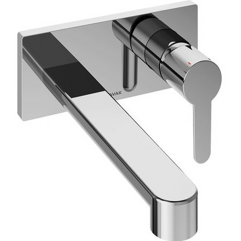 Смеситель для умывальника RAVAK Puri PU 019.00 настенный монтаж X070146