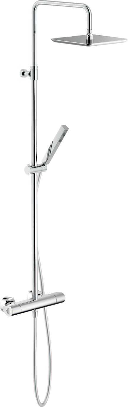 Душевая система термостатическая Nobili Seven SE124030/50CR верхний душ 24х24 см SE124030/50CR