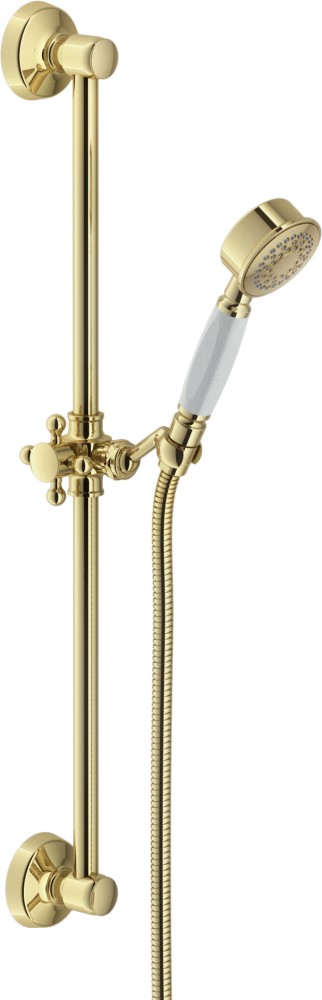 Душевой гарнитур Rossinka AD140/48GDP 60 см 1 режим золото AD140/48GDP