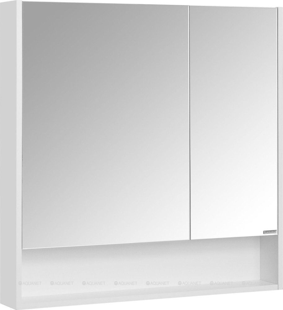 Зеркальный шкаф Aquaton Сканди 90 Белый 1A252302SD010