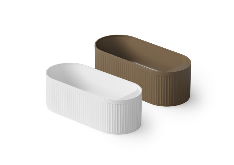 Ванна DEA Design Stripes 1710x720x560 мм белый матовый DD8801171018