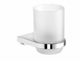 Стакан с держателем Keuco Industrie 14 74х106х108 мм хром 41450 019000
