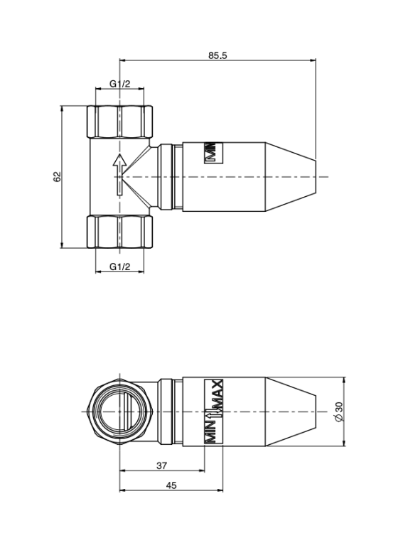 Внутренняя часть Fima Carlo Frattini для вентиля 1/2 F2220