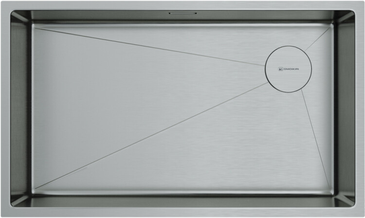 Кухонная мойка OMOIKIRI TAKI 74-1-U/IF-R 740x440 мм нержавеющая сталь 4993170