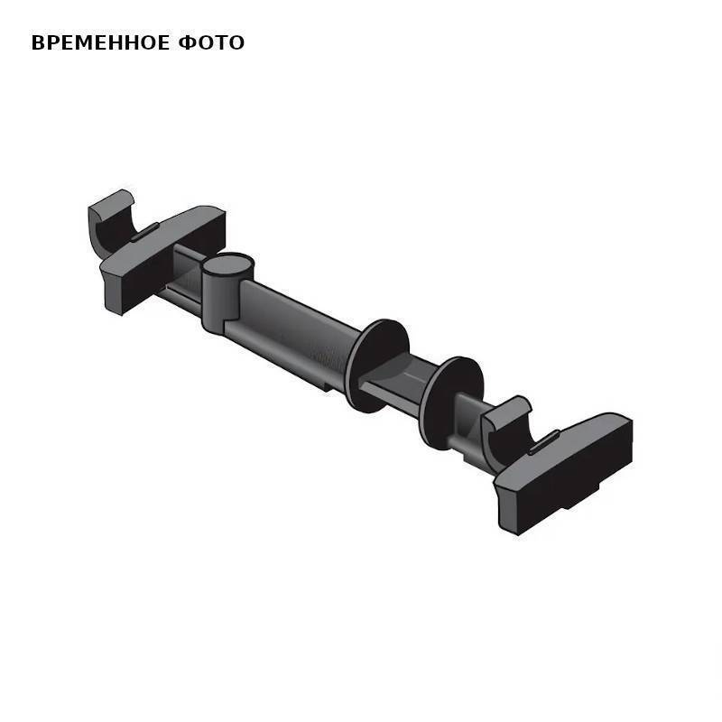 Держатель для прокладки труб REHAU двойной 10.1 мм черный 228890