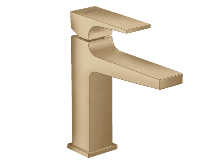 Смеситель для раковины Hansgrohe Metropol 100 шлифованная бронза 32507140